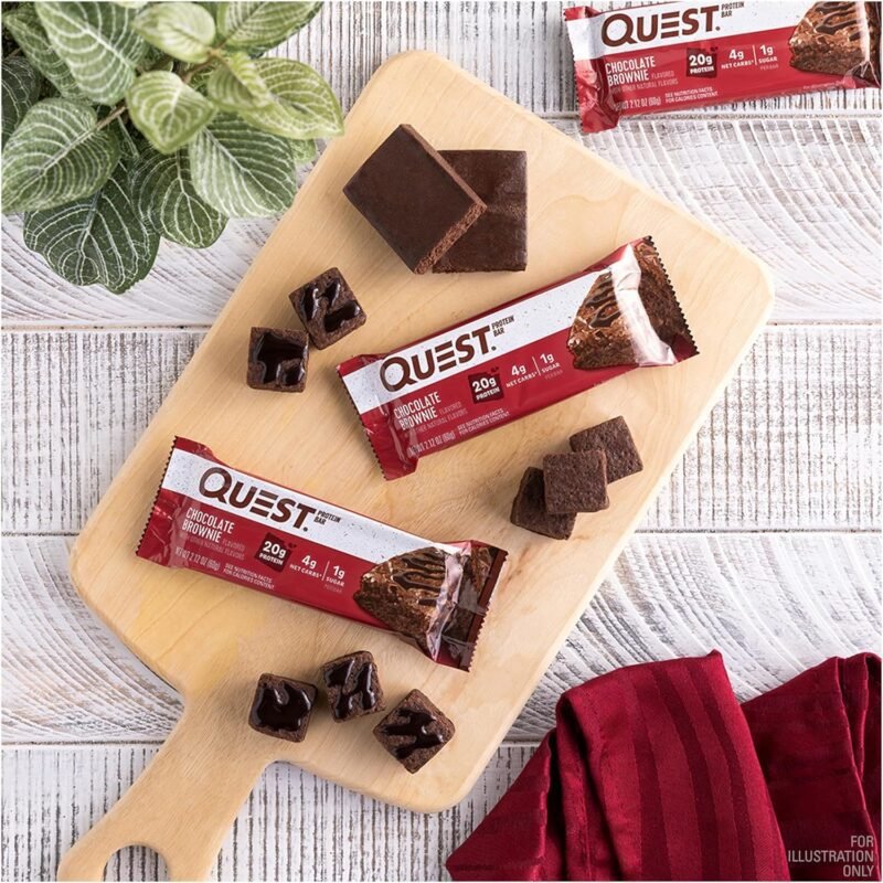Quest Protein Bar Chocolate Brownie 12×60g - Image 10