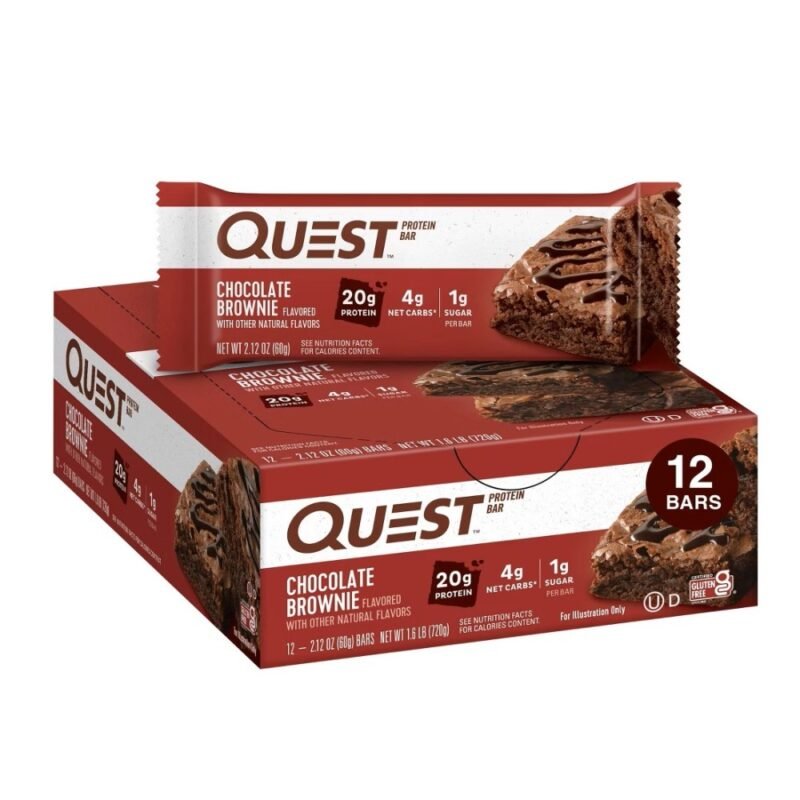 Quest Protein Bar Chocolate Brownie 12×60g