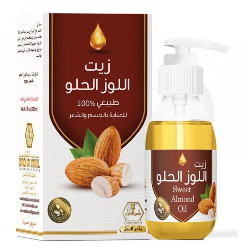 Wadi Al Nahil Sweet Almond Oil, 125g