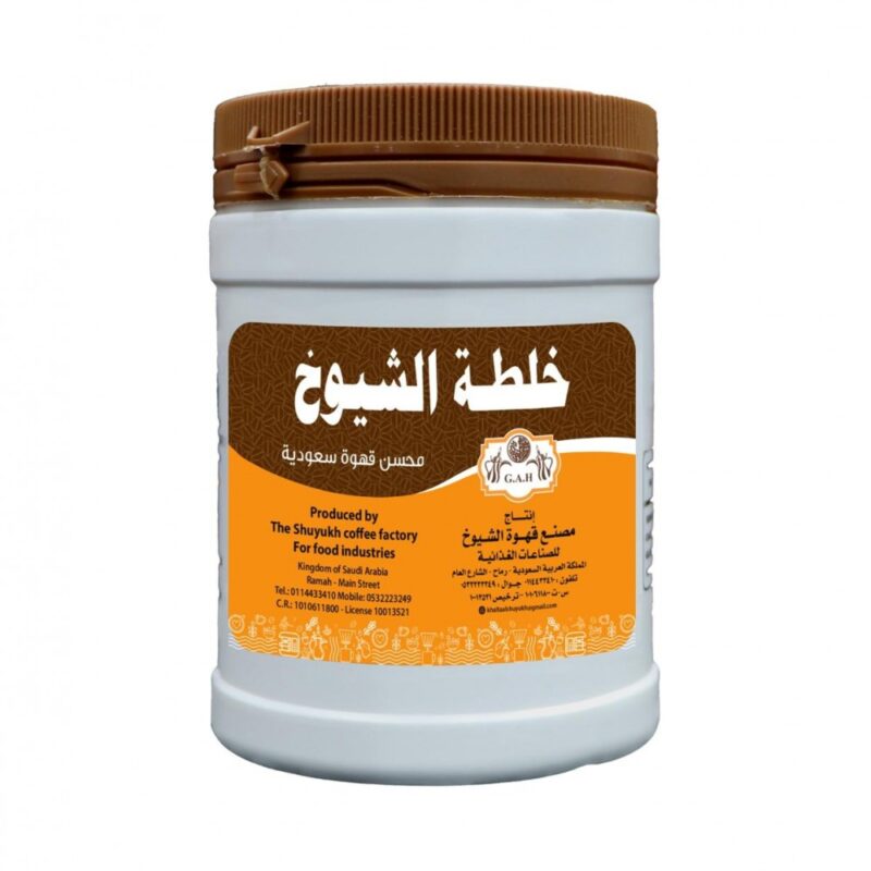 خلطة الشيوخ صغير (125 جم) - محسن قهوة سعودية الوصف العام: خلطة الشيوخ صغيرة الحجم هي خيار مثالي لتحسين مذاق القهوة السعودية المميزة. تحتوي على مزيج مختار من المكونات التي تضفي على قهوتك نكهة غنية وعطرة، مما يجعلها مناسبة لكل الأوقات والمناسبات. المواصفات: الوزن: 125 جرام. المكونات: خليط من البن العربي الفاخر مع إضافات محسنة تعزز نكهة القهوة السعودية التقليدية. الاستخدام: لتحسين طعم القهوة السعودية بسهولة. التغليف: عبوة صغيرة محكمة الإغلاق تحافظ على الطعم والجودة. فوائد المنتج: تحسين النكهة: تعزز نكهة القهوة السعودية التقليدية لتصبح أكثر غنى وتميزًا. جودة مضمونة: مصنوعة من أجود المكونات. اقتصادي ومناسب: الحجم الصغير مناسب للاستخدام اليومي أو التجربة. سهل الاستخدام: لا يتطلب تحضيرًا إضافيًا. استخدامات المنتج: تحضير القهوة السعودية: أضف القليل من الخلطة إلى قهوتك للحصول على نكهة غنية. التجربة المنزلية: مثالية لمحبي تجربة نكهات القهوة المتنوعة. إضافة مميزة: استخدمها لتحسين طعم وصفات القهوة أو الشاي العربي. مناسب للمناسبات الصغيرة: عبوة صغيرة تكفي لضيافة مميزة دون هدر. طريقة التحضير: قم بغلي الماء في الدلة. أضف القهوة السعودية المطحونة بمقدار مناسب. ضع ملعقة صغيرة من خلطة الشيوخ لتحسين النكهة. اتركها تغلي على نار هادئة لبضع دقائق، ثم قدمها ساخنة. مميزات متجر التين: منتجات بجودة عالية ومكونات مختارة بعناية. أسعار منافسة وخدمات شحن سريعة داخل شمال الرياض. تجربة تسوق مريحة ومضمونة من البداية إلى النهاية.