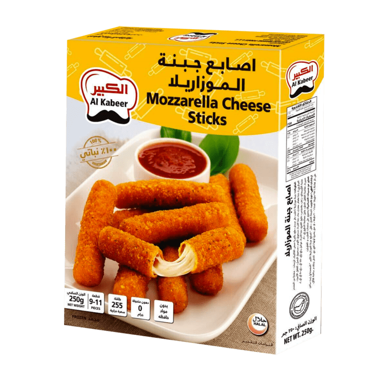 Al Kabeer Mozzarella Cheese Sticks 250g