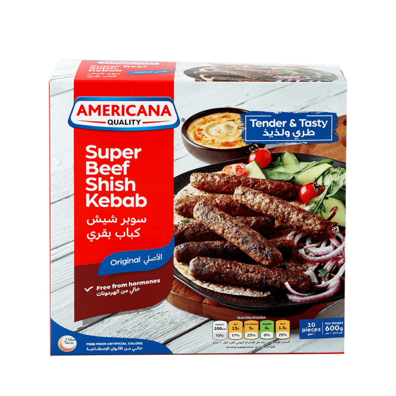 Americana Super Beef Shish Kebab 600g