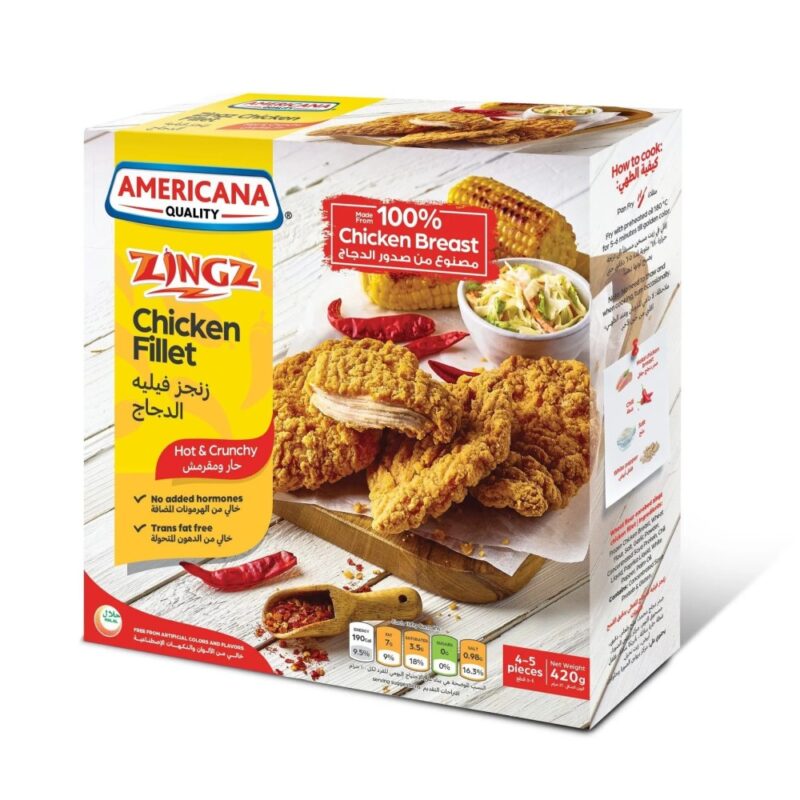 Americana Spicy & Crispy Chicken Fillet 420g