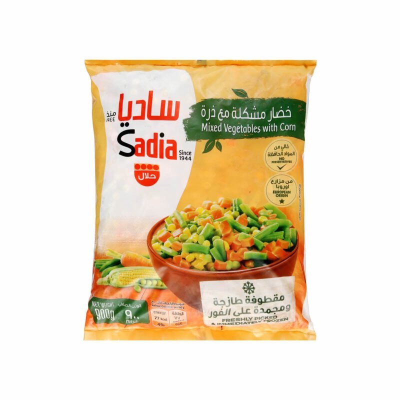 Frozen Mixed Vegetables with Corn 900g