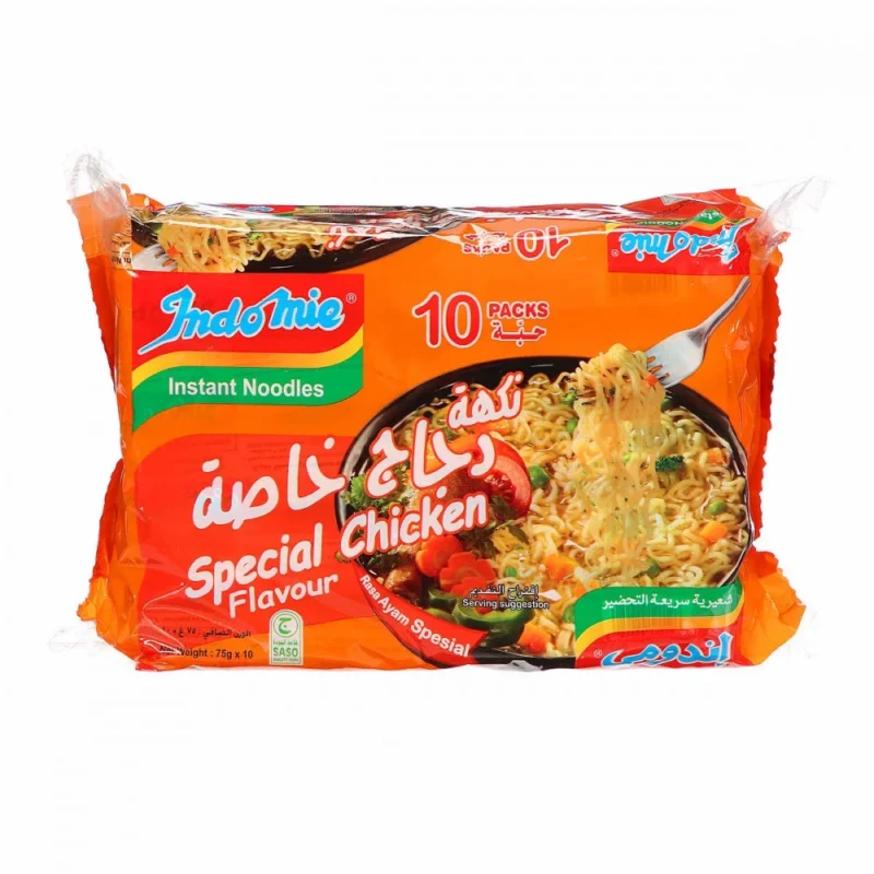 اندومي أكياس 75 جرام دجاج خاصة *10 حبات