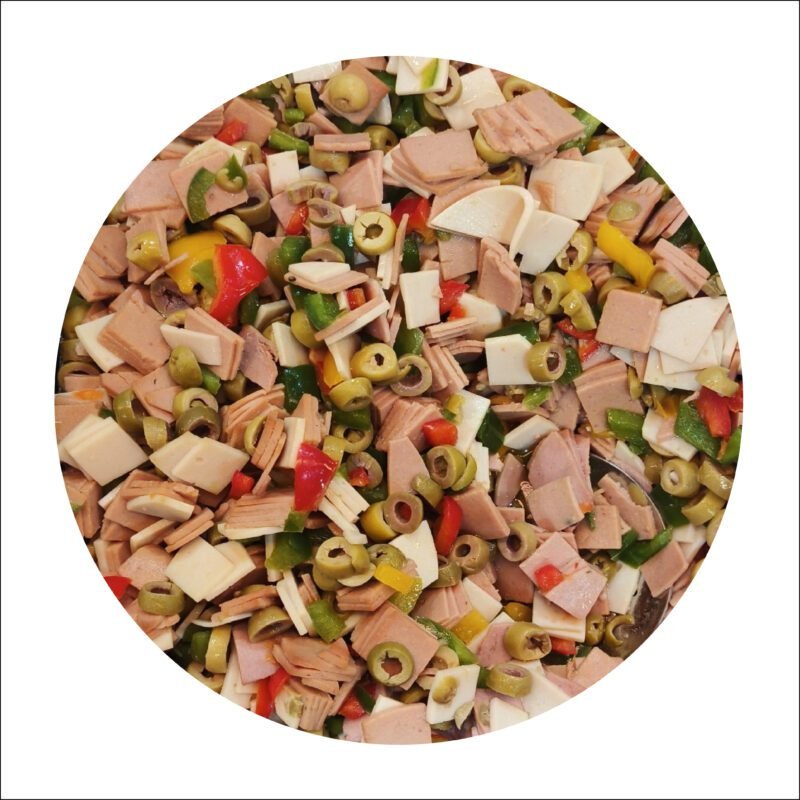 ### **سلطة مرتديلا – نكهة فريدة وجودة عالية من متجر التين**
#### **Mortadella Salad – Unique Flavor & High Quality from متجر التين****سلطة مرتديلا من متجر التين** هي مزيج شهي من **شرائح المرتديلا اللذيذة والخضروات الطازجة والتوابل المتوازنة**، مما يمنحك طعمًا غنيًا وقوامًا رائعًا يناسب مختلف الأذواق. تعد خيارًا مثاليًا لمحبي اللحوم الباردة الذين يبحثون عن تجربة طعام شهية وسهلة التحضير.---### **المواصفات | Product Specifications**
✅ **النوع:** سلطة مرتديلا **(Mortadella Salad)**
✅ **التصنيف:** سلطات ومقبلات باردة **(Salads & Cold Appetizers)**
✅ **القوام:** قطع مرتديلا ناعمة مع خضروات وتوابل متجانسة
✅ **Texture:** Soft Mortadella Slices with Blended Vegetables & Spices
✅ **المذاق:** توازن مثالي بين نكهة المرتديلا الكريمية والتوابل العطرية
✅ **Flavor:** A Perfect Balance of Creamy Mortadella & Aromatic Spices
✅ **طريقة الحفظ:** مبرد للحفاظ على الطزاجة والجودة
✅ **Storage:** Refrigerated to Maintain Freshness---### **الفوائد | Key Benefits**
✔ **غنية بالبروتينات والعناصر الغذائية** لدعم نظام غذائي متوازن.
✔ **تتميز بمذاق فريد يجمع بين المرتديلا الطرية والخضروات المتبلة.**
✔ **سهلة التحضير ويمكن تناولها كوجبة خفيفة أو طبق جانبي.**
✔ **مثالية للسندويشات والوجبات السريعة** لإضافة نكهة مميزة.
✔ **منتج عالي الجودة بضمان الطزاجة والنكهة الأصلية.**---### **الاستخدامات | How to Enjoy**
🥖 **حشوها في السندويشات والتوست** للحصول على وجبة لذيذة.
🥗 **إضافتها إلى السلطات** لإضفاء نكهة غنية ومميزة.
🍕 **استخدامها كمقبلات باردة** بجانب المشاوي والأطباق الرئيسية.
🫓 **تناولها مع الخبز الطازج وزيت الزيتون** للحصول على تجربة فريدة.
🔥 **مناسبة للعزائم والمناسبات** كطبق جانبي رائع.---### **لماذا تشتري من متجر التين؟ | Why Buy from متجر التين?**
🏆 **منتج طازج بجودة مضمونة** للحصول على أفضل مذاق وقوام.
🚚 **توصيل سريع وآمن إلى جميع مناطق المملكة** (باستثناء المنتجات الطازجة).
💰 **أسعار تنافسية مع عروض مميزة** للحصول على أفضل قيمة.🛒 **اطلب الآن سلطة مرتديلا من متجر التين، واستمتع بمذاق فريد غني بالنكهات!** 🥓🥗✨