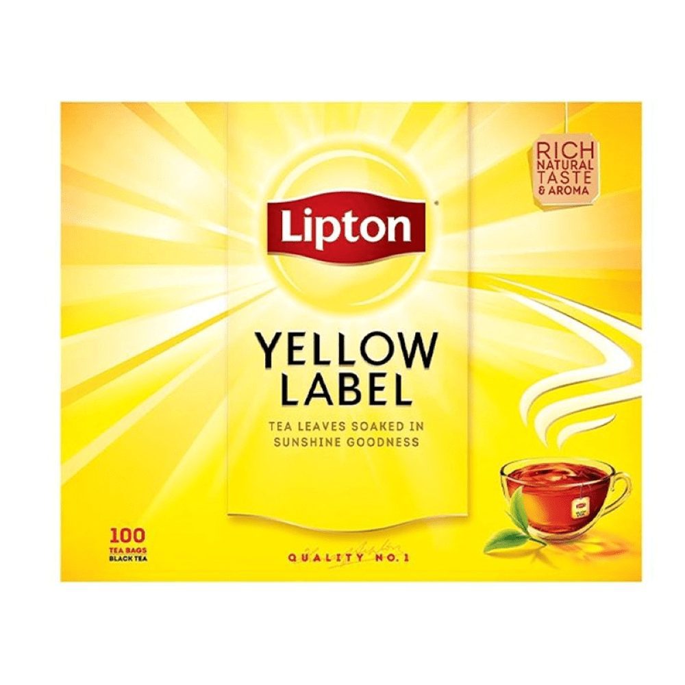 Lipton Yellow Label Black Tea - 100 Teabags