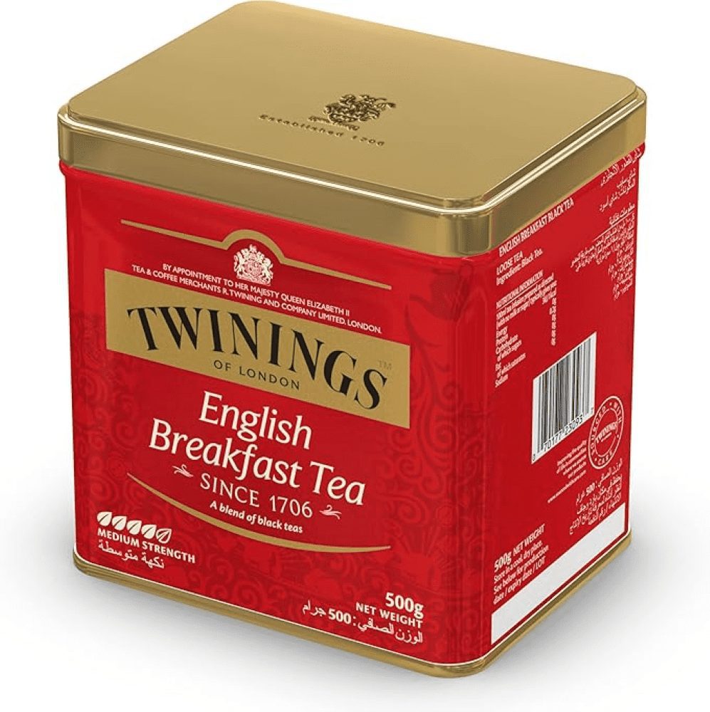Twinings Goldline English Breakfast Tea Tin, 500g
