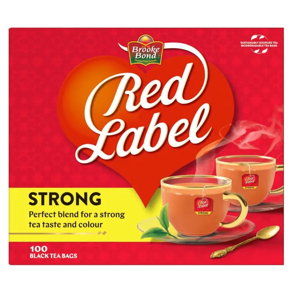 Red Label Brooke Bond Red Label Black Tea 100 Bags