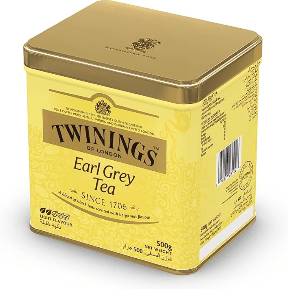 Twinings Earl Grey Goldline Tea Tin - 500g