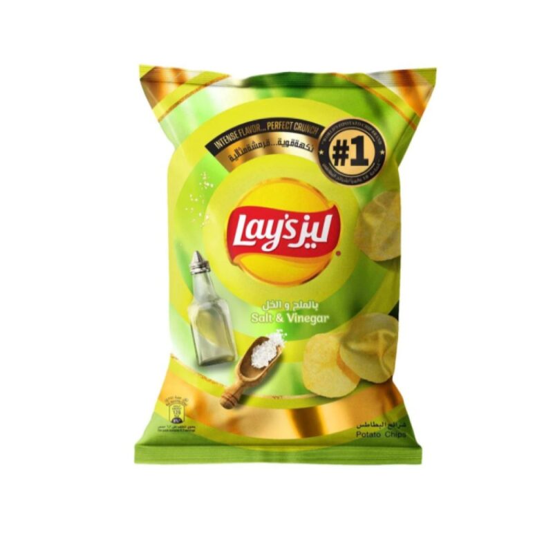 ليز بطاطس خل وملح 165 جرام 🧂🍋🧂🍋