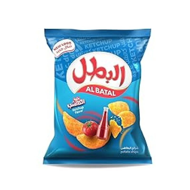 شيبس البطل بنكهة الكاتشب – 110 جم