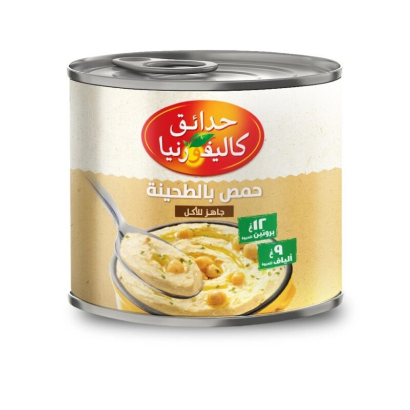 حدائق كاليفورنيا - حمص بالطحينة 220 جم 🥣