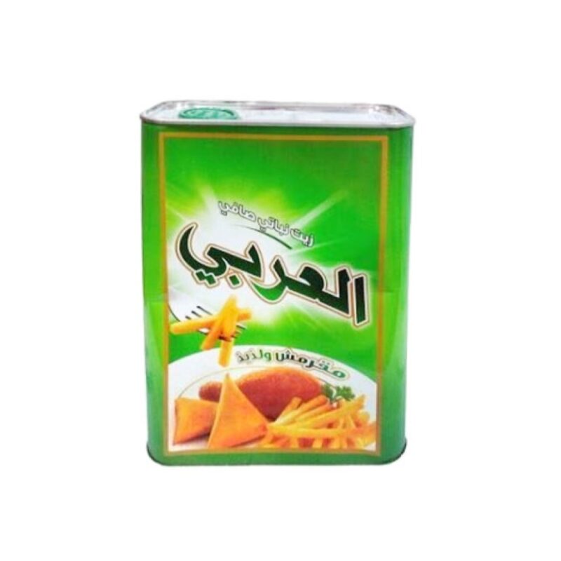 العربي - زيت نباتي صفيح للقلي 1.8 لتر 🌿🍳