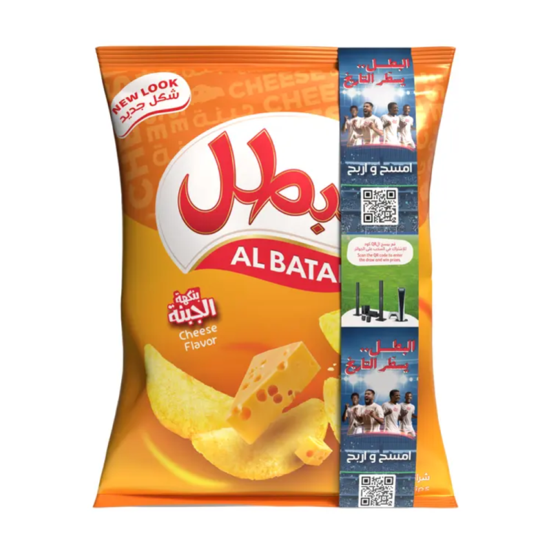 شيبس البطل بنكهة الجبنة – 110 جم
