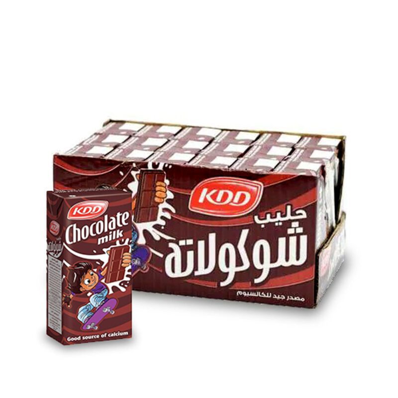 حليب كي دي دي بنكهة الشوكولاتة – 180 مل × 18 عبوة 🍫🥛