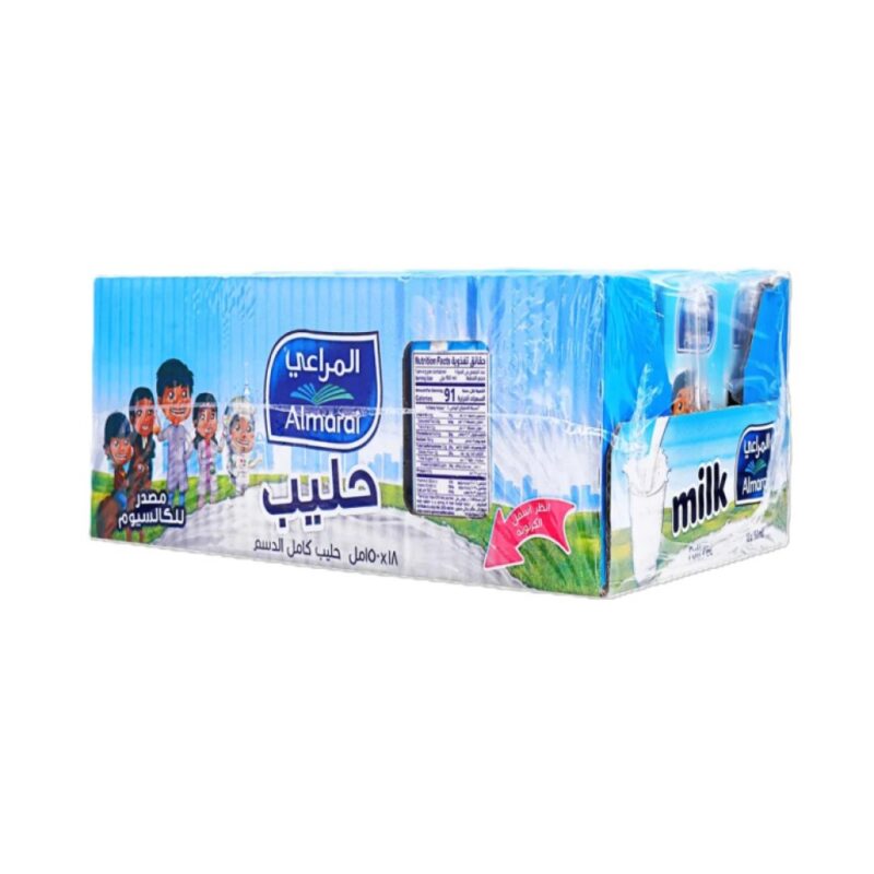 Almarai Whole Milk 18 pieces 150 ml 🥛