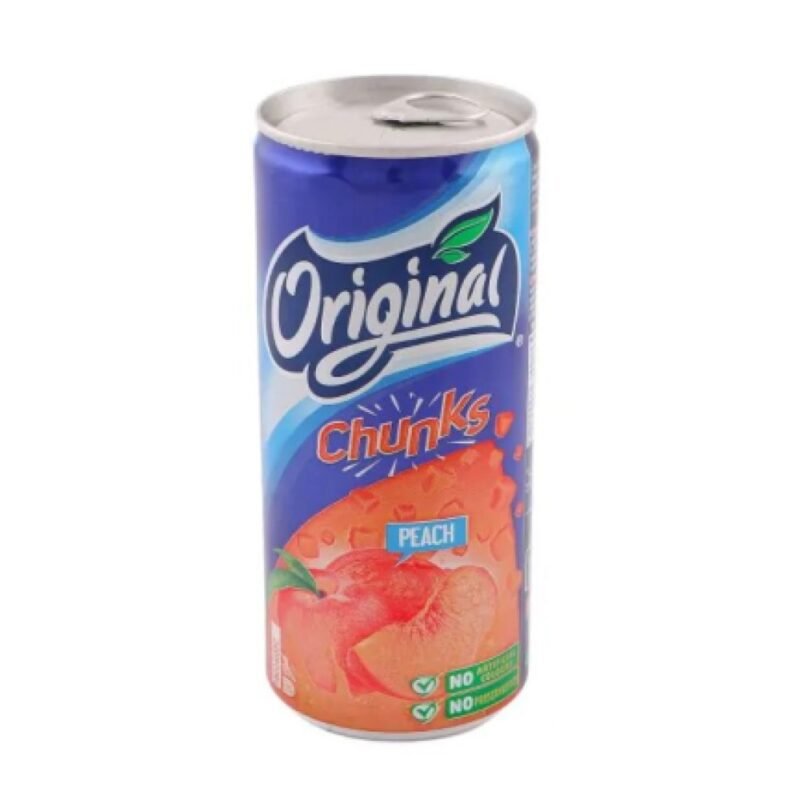 فلوت عصير خوخ الأصلي – 240 مل 🍑🥤✨