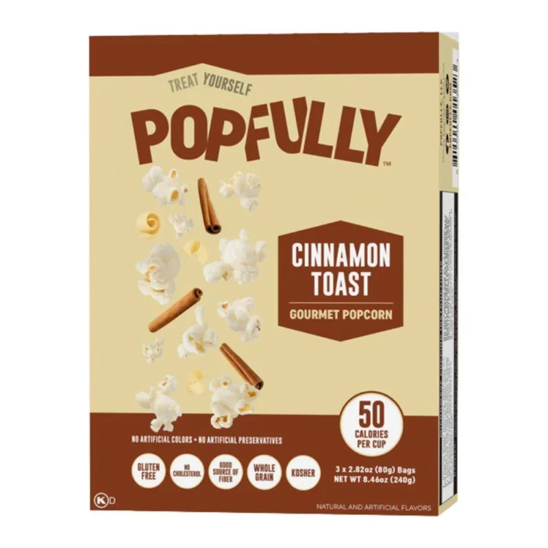 Popfolly - Microwave Popcorn Cinnamon Flavor 240g 🍿