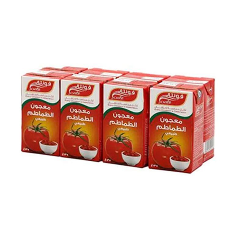 معجون طماطم فونتي - 8 عبوات × 135 جرام 🍅