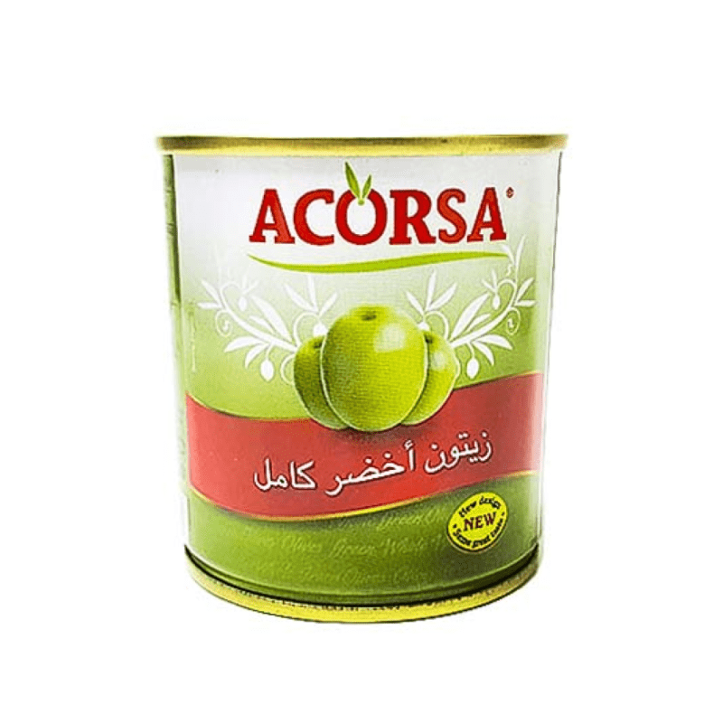 أكورسا زيتون أخضر إسباني 200غ 🫒