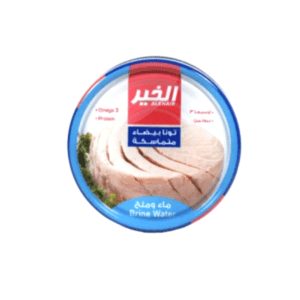 الخير - تونة بيضاء قطعة واحدة في ماء وملح - 95جرام