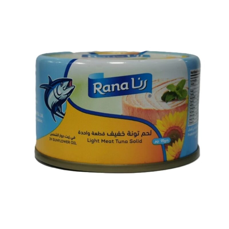 رنا لحم تونة بزيت دوار الشمس - 95 جرام 🐟✨