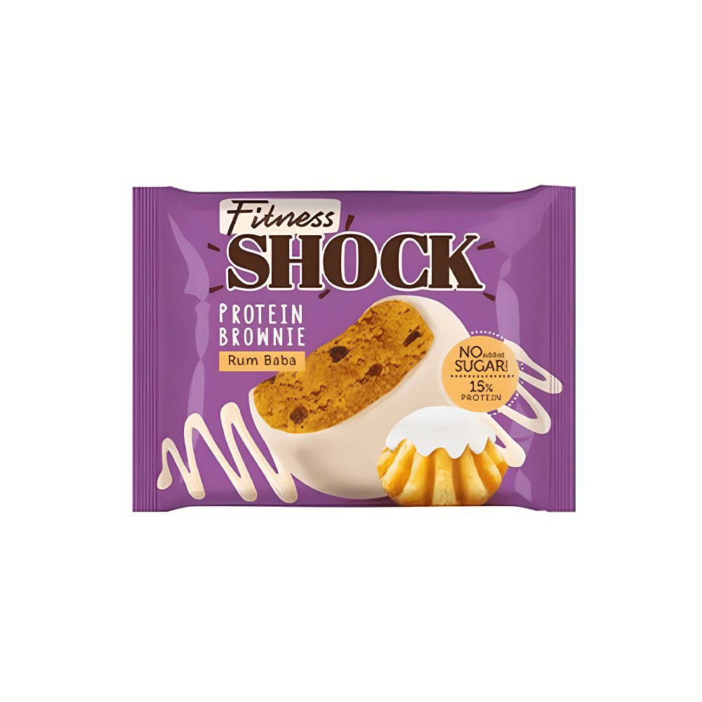 Fitness Shock – Daddy Rum Protein Brownie – 50g