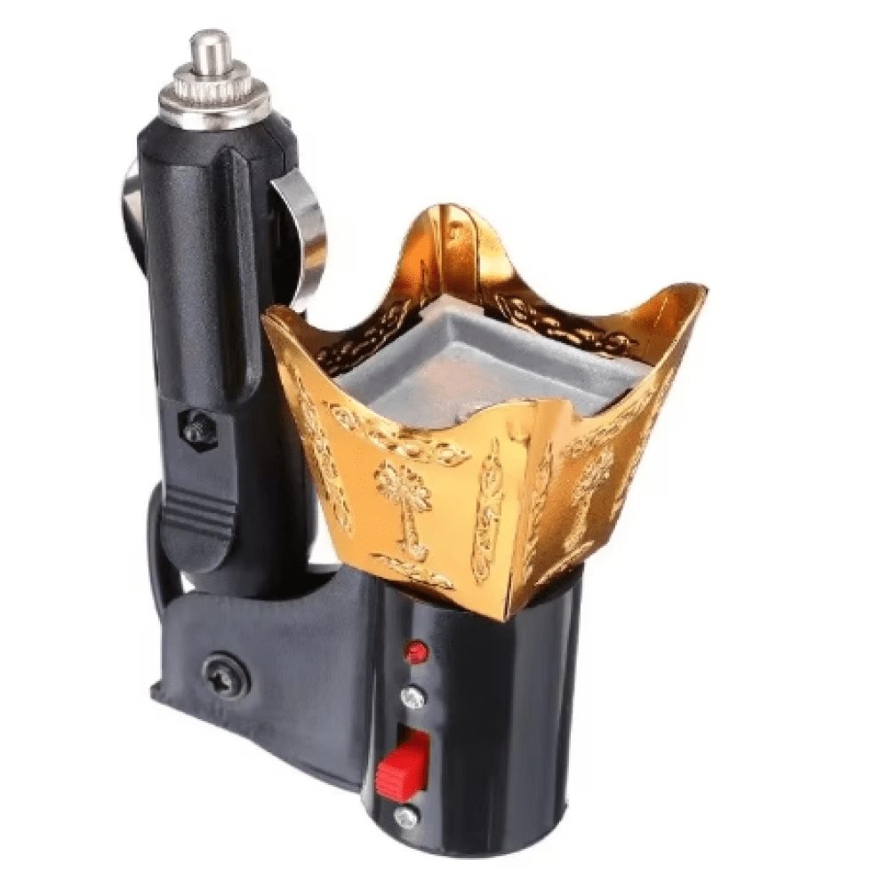 Electric Metal Incense Burner Oud Incense Burner Small Car Incense Burner Portable Arabic Incense Burner Aroma Diffuser