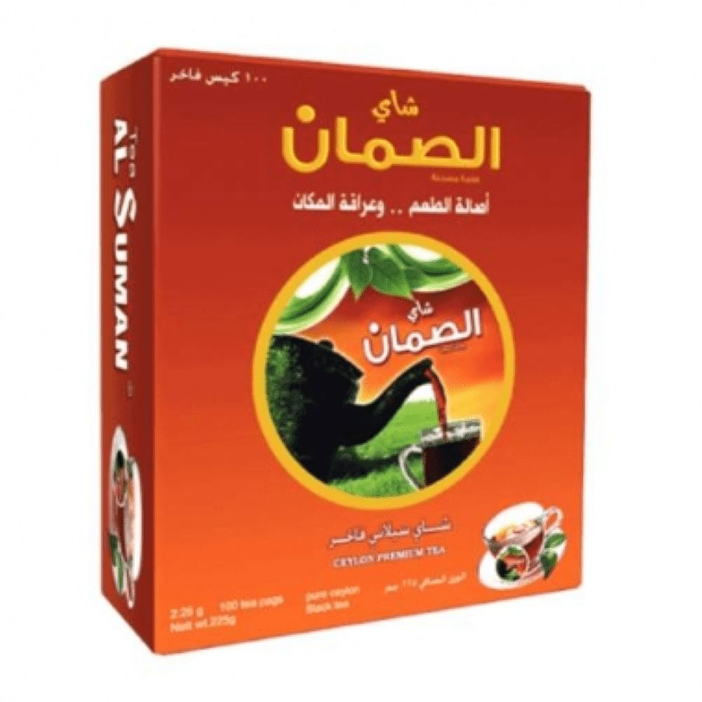 شاي الصمان خيط 100 كيس - 225 جم