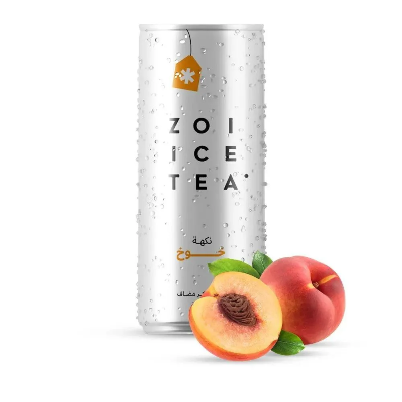 Zoe Ice Tea Peach Sugar Free - 320ml 🍑🧊