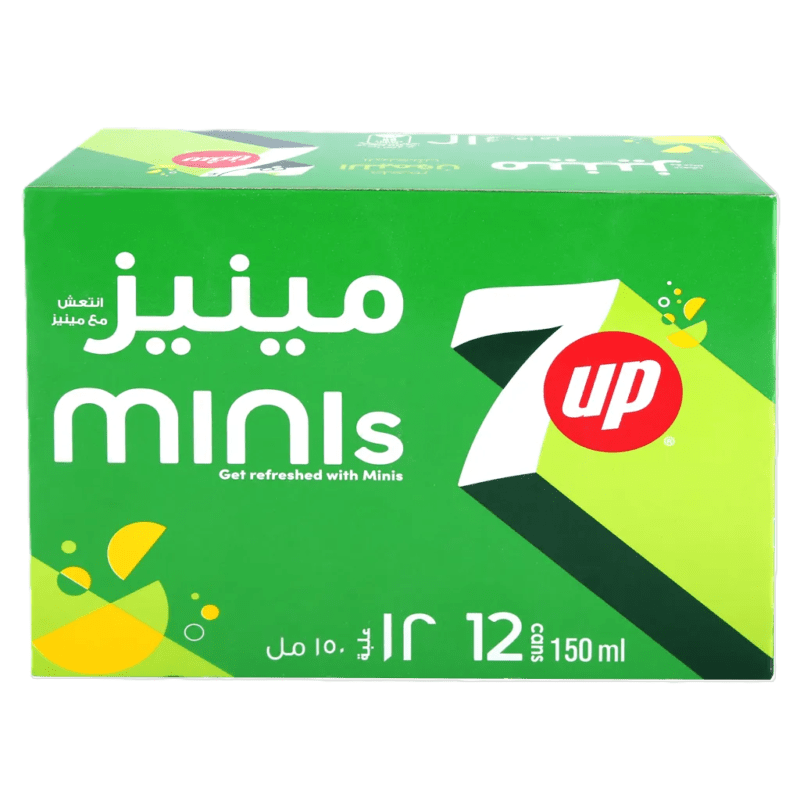 🛒 اشترِ سفن أب – مشروب غازي 150 مل × 12 عبوة 🥤✨
