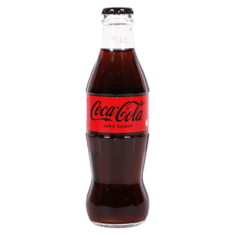 🛒 كوكا كولا زيرو – 250 مل زجاج 🥤✨