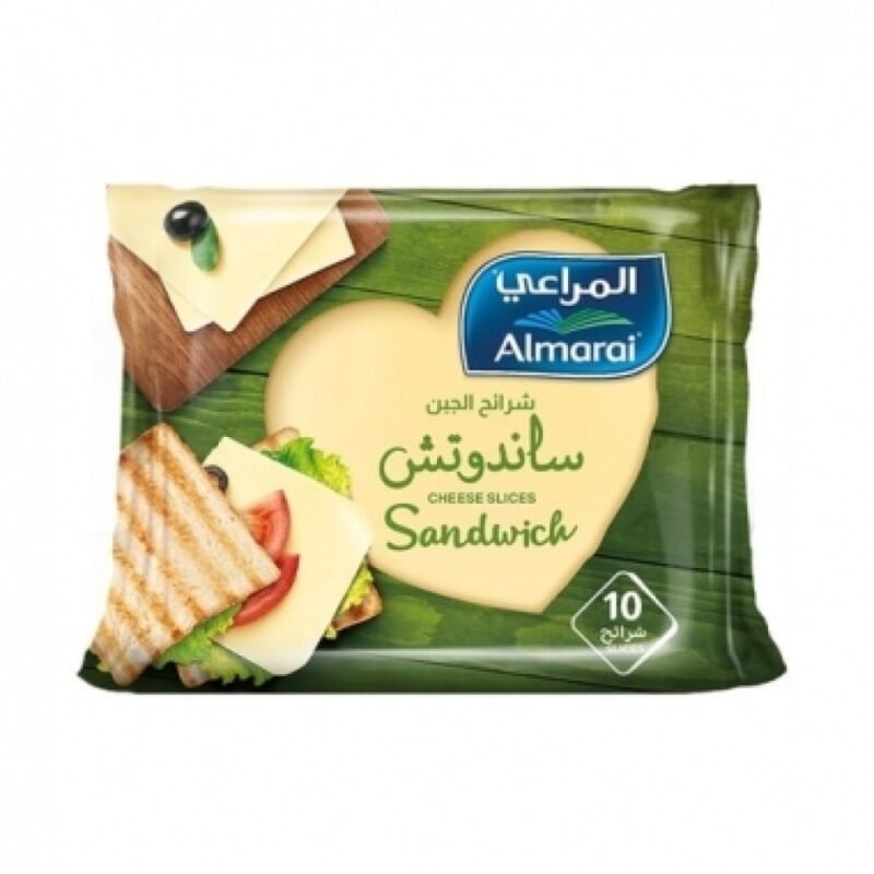 المراعي – شرائح جبنة ساندويتش قليلة الدسم 200 جم (10 شرائح) 🥪🧀