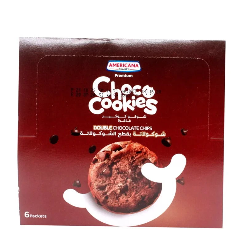 كوكيز أمريكانا شوكولاتة فاخرة - 6 حبة × 45 جرام 🍪🍫