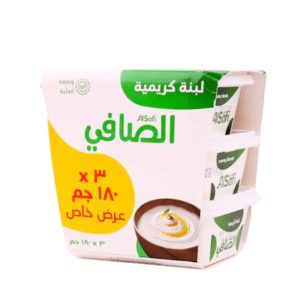 الصافي لبنة تركية طازجة – 180 جرام × 3 🧀