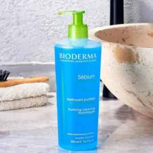 🧴 بيوديرما سيبيوم – جل تنظيف للبشرة المختلطة والدهنية – 500 مل  Bioderma Sébium Gel Moussant Purifying Cleansing Foaming Gel – 500ml