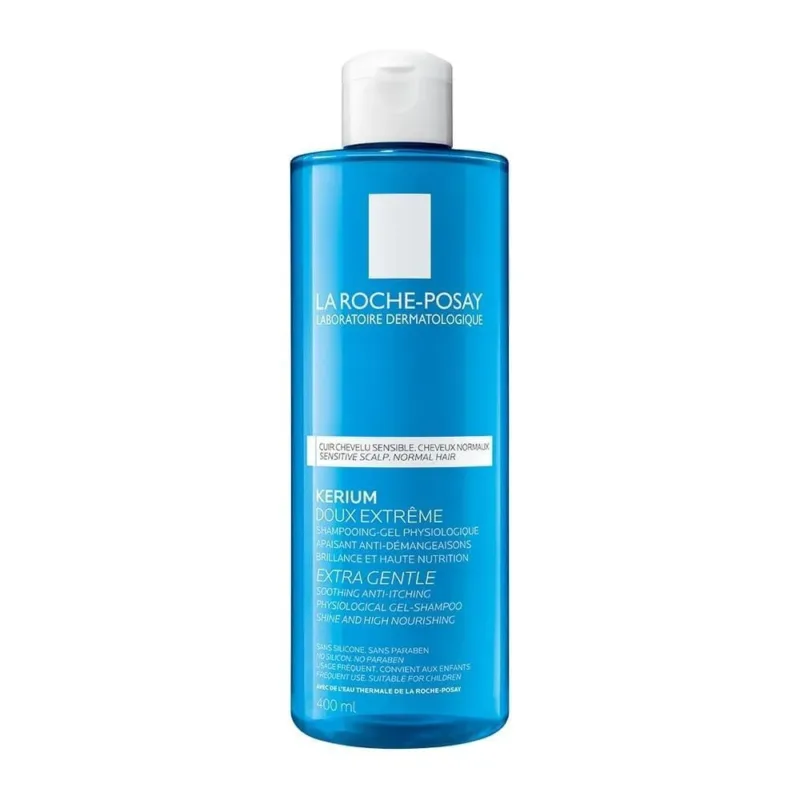 🧴 لا روش بوزيه – شامبو كيريوم إكسترا منقّي لفروة الرأس الحساسة – 400 مل  La Roche-Posay Kerium Extra Gentle Physiological Shampoo – 400ml