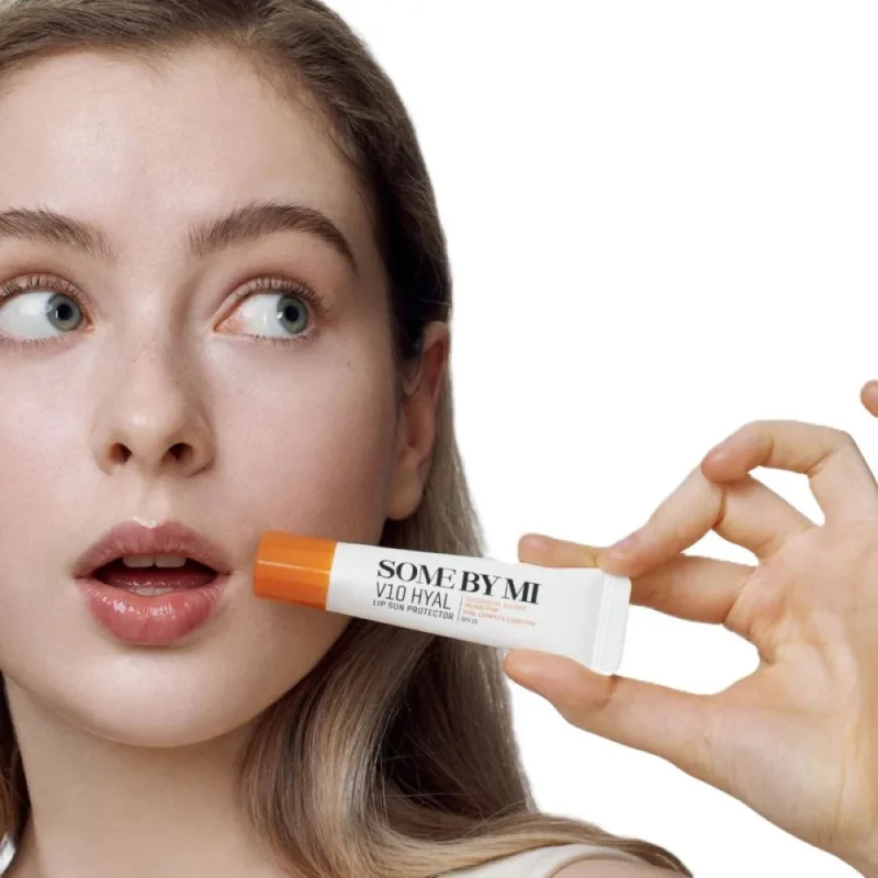🧴 سوم باي مي – مرطب شفاه وواقي شمس V10 Heal – 7 مل  Some By Mi V10 Heal Lip Balm with SPF – 7ml