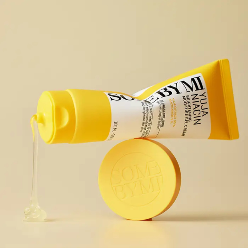 ⁦سوم باي مي – كريم جل مرطب ومفتح للبشرة يوجا نياسين – 100 مل Some By Mi Yuja Niacin Brightening Moisture Gel Cream – 100ml⁩ - الصورة ⁦2⁩