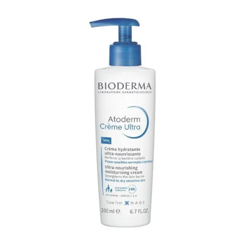 🧴 بيوديرما – كريم مرطب يومي مغذي – 200 مل  Bioderma Daily Nourishing Cream – 200ml