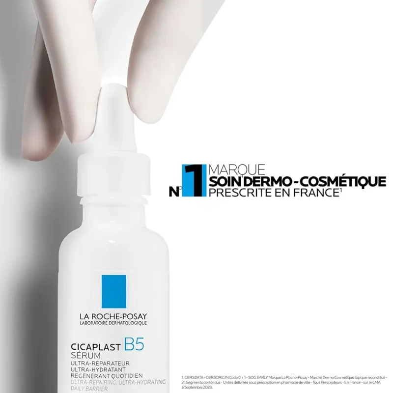 ⁦🧴 لاروش بوزيه – سيكابلاست سيروم B5 فائق الترطيب – 30 مل  La Roche‑Posay Cicaplast B5 Soothing Repairing Serum – 30 ml⁩ - الصورة ⁦2⁩