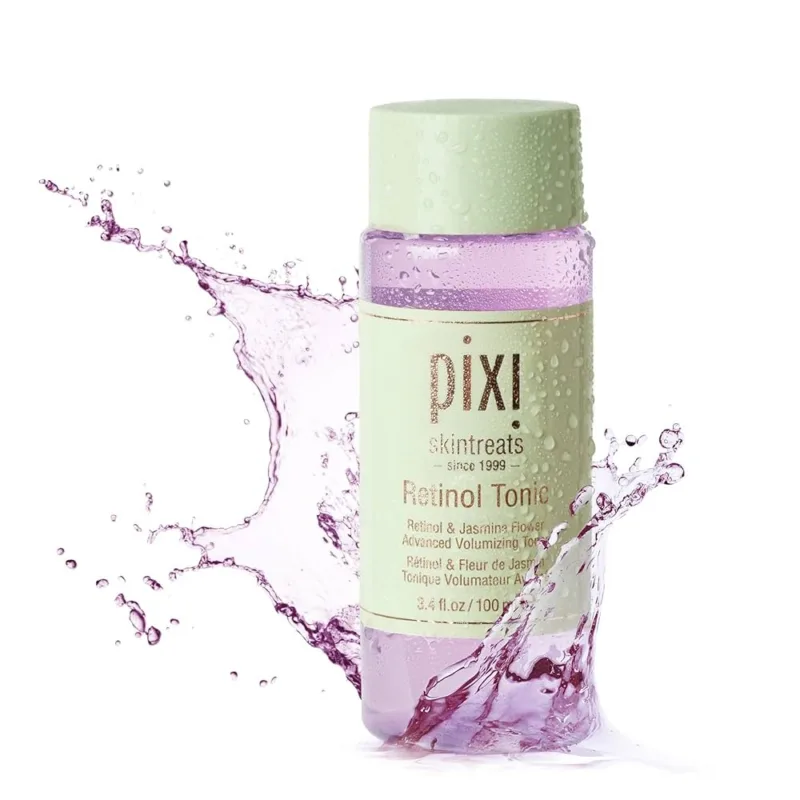 🧴 تونر بيكسي ريتينول وزهور الياسمين – 100 مل  Pixi Retinol Tonic & Jasmine Flower Smoothing Toner – 100ml