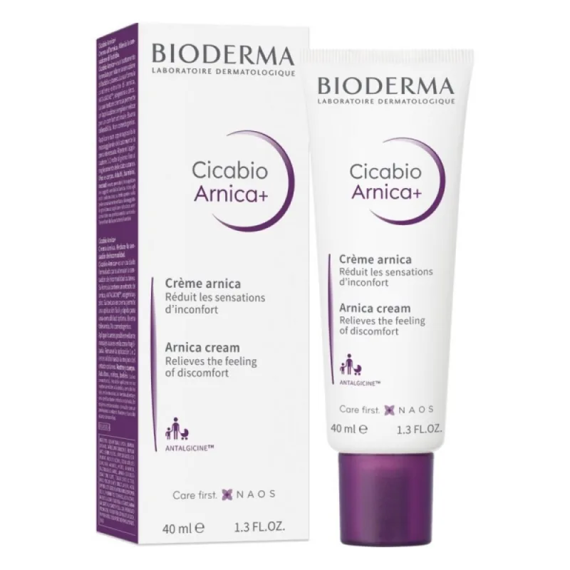 🧴 بيوديرما – كريم سيكابيو أرنيكا بلص لإصلاح والتئام الجروح وتلف الجلد – 40 مل  Bioderma Cicabio Arnica+ Cream – 40ml