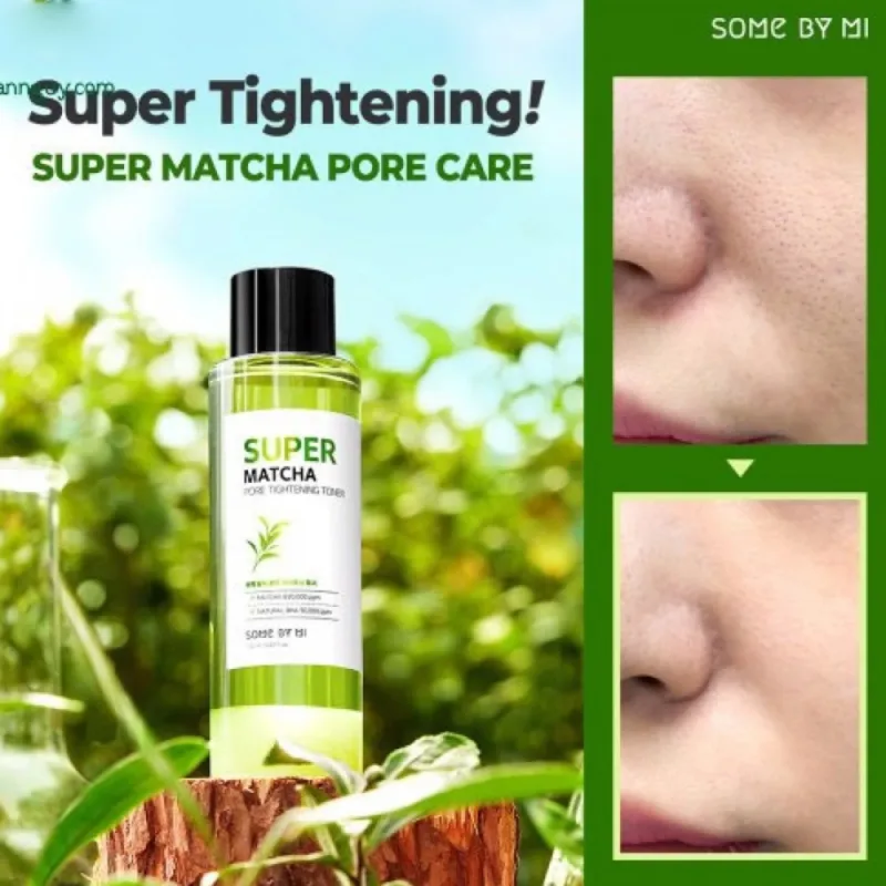تونر سوبر ماتشا لشد وتنقية المسام – 150 مل  Some By Mi Super Matcha Pore Tightening Toner – 150ml - Image 3