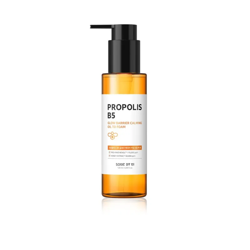 🧴 سوم باي مي – بروبوليس جلو حاجز زيتي مهدئ رغوي – 120 مل  Some By Mi Propolis Glow Oil Barrier Foaming Cleanser – 120ml