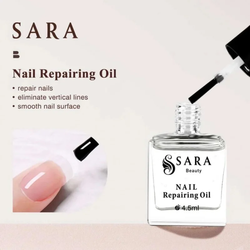 🧴 مجموعة زيت تقوية وتطويل الأظافر بالبيوتين من سارة بيوتي – 15 جم  Sarah Beauty Biotin Nail Strengthening & Growth Oil – 15 g - Image 2