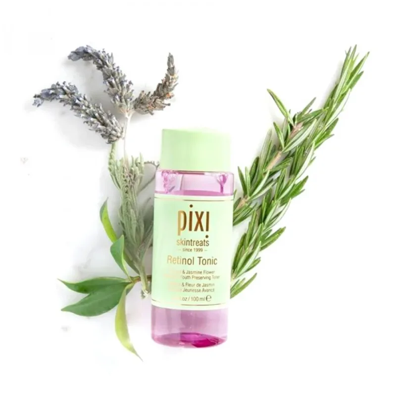 ⁦🧴 تونر بيكسي ريتينول وزهور الياسمين – 100 مل  Pixi Retinol Tonic & Jasmine Flower Smoothing Toner – 100ml⁩ - الصورة ⁦2⁩
