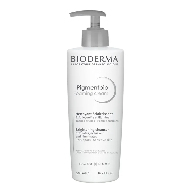 🧴 بيوديرما – كريم رغوي بيجمنتبيو لتفتيح البشرة – 500 مل  Bioderma Pigmentbio Foaming Cream – 500ml