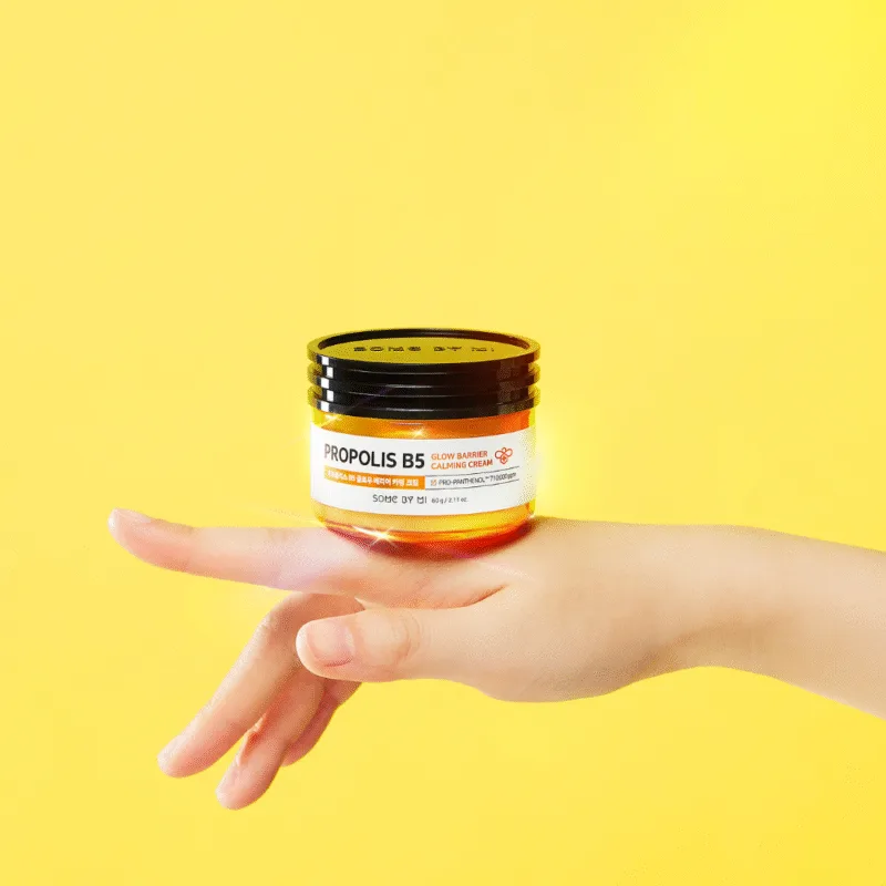 ⁦🧴 كريم بروبوليس بي 5 جلو باريير المهدئ – 60 جم  Some By Mi Propolis B5 Glow Barrier Calming Cream – 60g⁩ - الصورة ⁦3⁩